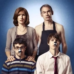 Image for episode "The Sofabed" from Sitcom programme "Friday Night Dinner"