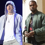 Image for the Music programme "Eminem v Kanye West"